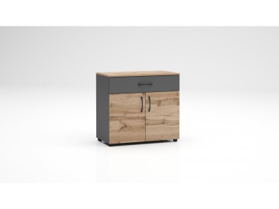 Ντουλάπι Apolo 6 (βοτάν δρυς/ανθρακίτη)